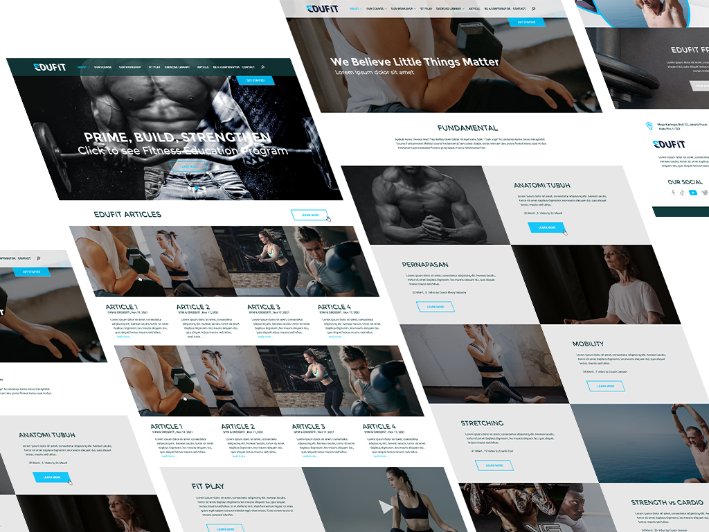 Fitness & Wellness Website